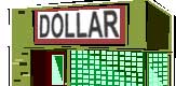 Dollar Store Counter Displays